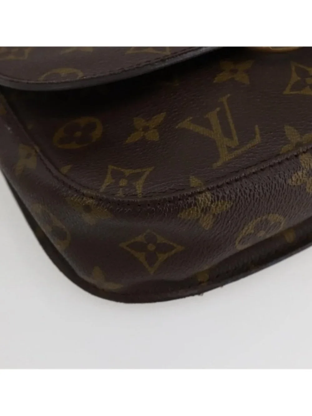 Authentic LOUIS VUITTON Monogram Saint Cloud MM Shoulder Bag M51243 LV